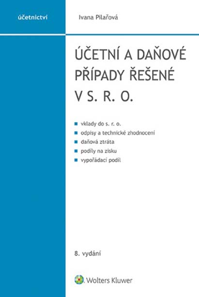 Účetní a daňové případy řešené v s.r.o.